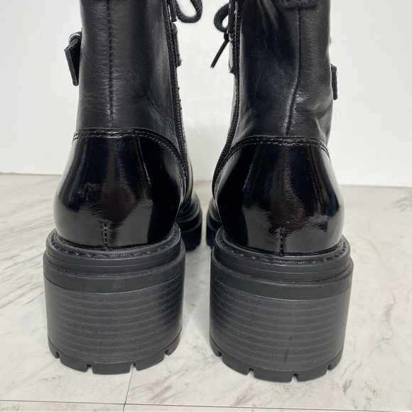 Naturalizer Jac Lace Up Black Leather Boot 7M - Picture 4 of 14